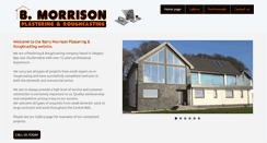 Desktop Screenshot of barrymorrisonplastering.co.uk